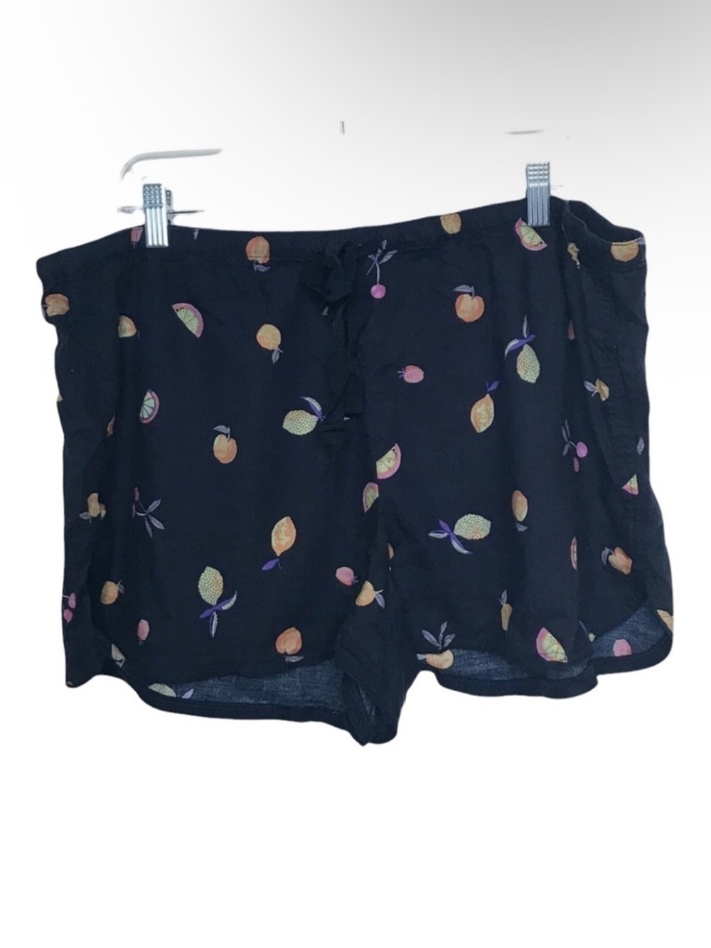 Loft Sleep Blue Fruit Print Pajama Shorts